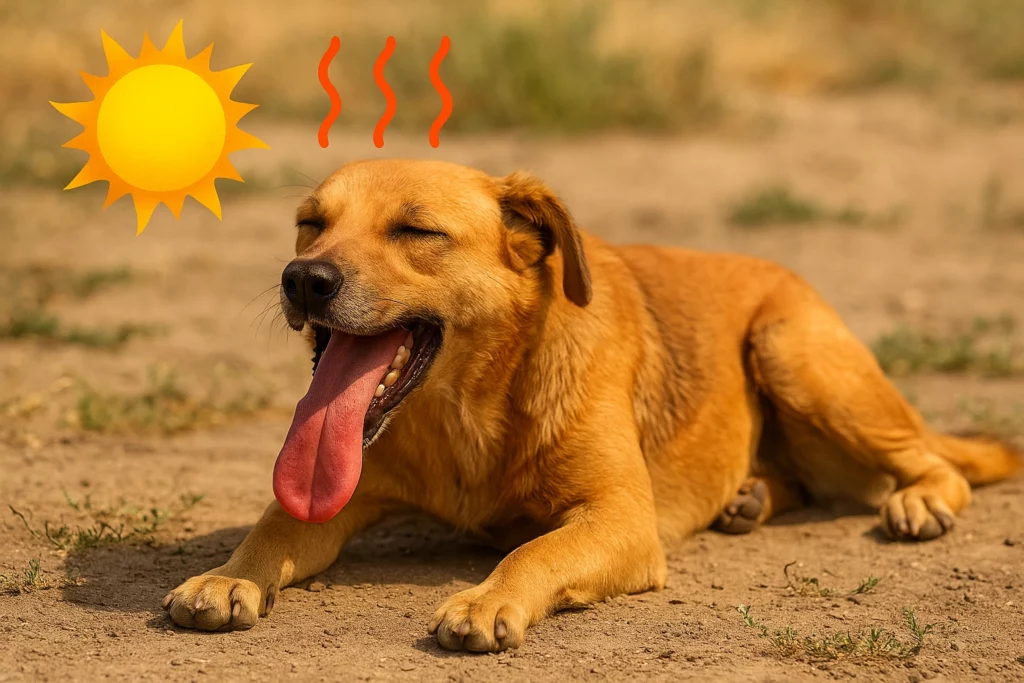 coup de chaleur chien alèsvet