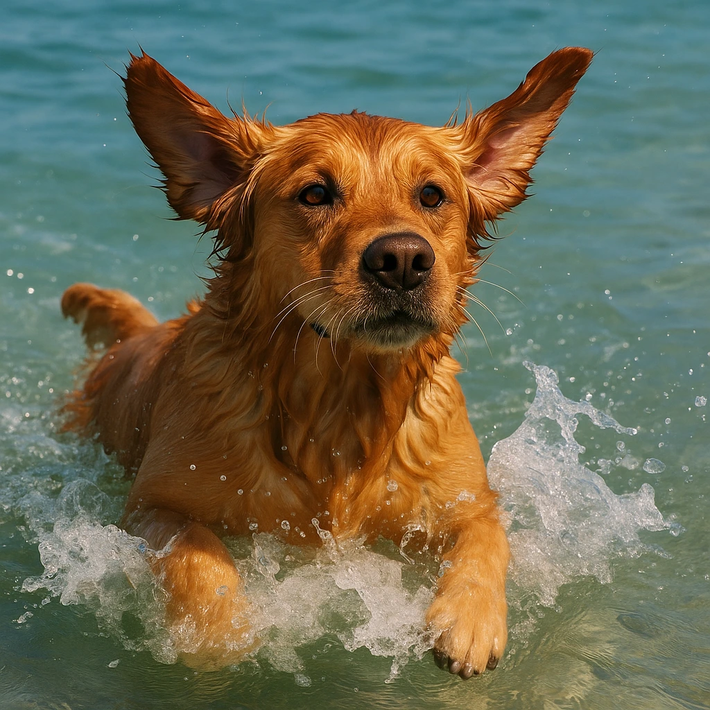 Prendre soin des oreilles de votre chien en été