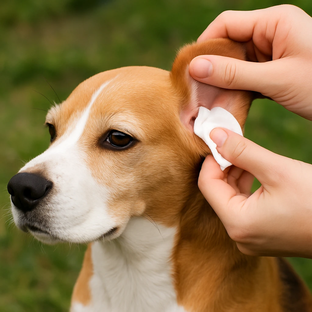 Otite chien douleurs oreille alèsvet